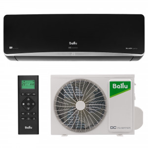 Инверторная сплит-система Ballu Platinum Black Edition DC Inverter BSPI-10HN8/BL/EU